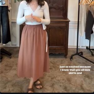 Neuflora Abilene Skirt in Clay